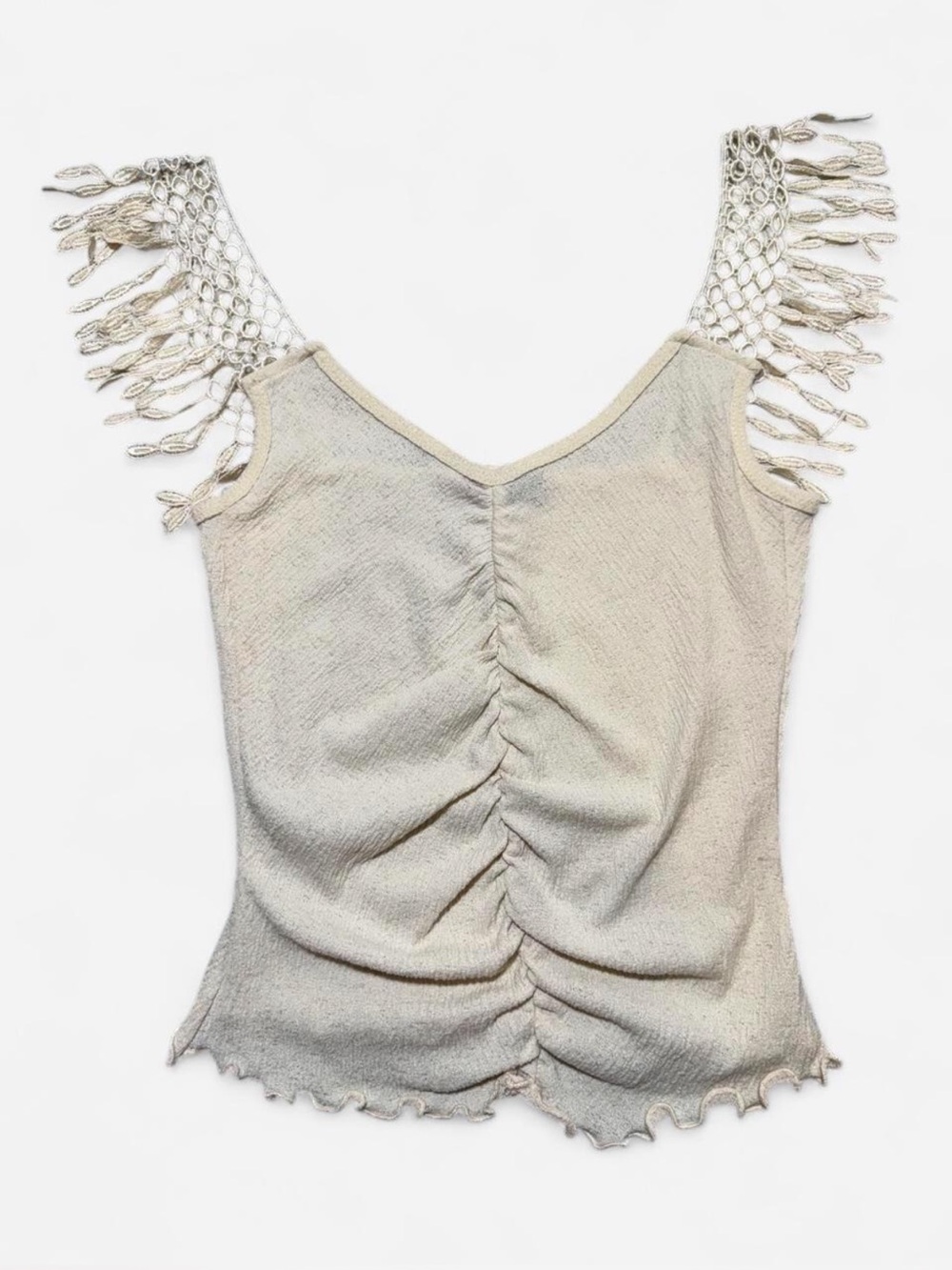 Deadstock Crochet Sleeve Tank